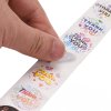 504 3 samolepky kotouc 500 kusu samolepek thank you