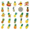 1410 vodeodolne samolepky sada 50 kusu ovoce ananas