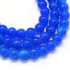 Skleněné korálky kulička 10mm modré 5 kusů v balení