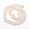 Křemen mléčný zlomky 5~8x5~8mm šňůra cca 80cm