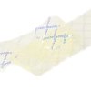 Dekorační síťovaná stuha 60mm žlutá návin cca 9m