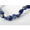 Náramek lapis lazuli valounky
