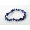 Náramek lapis lazuli valounky