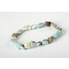 Náramek larimar valounky