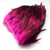 Kohoutí peří růžové 110~300x28~62mm 10 cm v balení