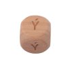55362 dreveny koralek pismeno y 12x12x12mm