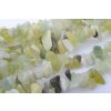 Jadeit čínský zlomky 5~8x5~8mm šňůra cca 78cm