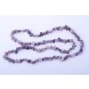 Ametyst zlomky 5~8x5~8mm šňůra cca 78cm