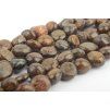 Bronzit valounky 6-8mm šňůra cca 36-38 cm