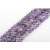 Ametyst Chevron 6mm šňůra (60 - 63 korálků)