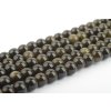 Obsidián zlatý 6mm šňůra (60 - 63 korálků)