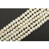 Perly říční bílé rice 5~6mm šňůra cca 36-38cm