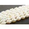 Perly říční bílé rice 5~6mm šňůra cca 36-38cm