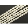 Perly říční bílé rice 6~7mm šňůra cca 36-38cm