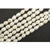 Perly říční bílé rice 7~8mm šňůra cca 36-38cm
