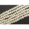 Perly říční bílé potato 7~8mm šňůra cca 33 - 35cm
