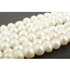 Perly říční bílé potato 9~10mm šňůra cca 36-38cm