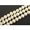 Perly říční bílé potato 10~11mm šňůra cca 36-38cm