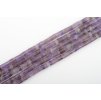Ametyst Heishi korálky cca 2x4mm šňůra cca 36-38cm