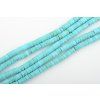 Tyrkenit Heishi korálky cca 2x4mm šňůra cca 36-38cm