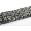 Jaspis imperial černý Heishi korálky cca 2x4mm šňůra cca 36-38cm