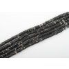Jaspis imperial černý Heishi korálky cca 2x4mm šňůra cca 36-38cm