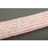 Růženín Heishi korálky cca 2x4mm šňůra cca 36-38cm