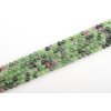 Rubín epidot fasetovaný 2mm šňůra 36 až 38 cm