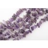 Ametyst zuby šňůra cca 36-38cm