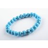 Náramek tyrkys syntetický 6mm dětský