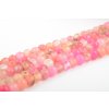 Achát růžový 4mm šňůra (84 - 90 korálků)