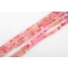 Achát růžový 4mm šňůra (84 - 90 korálků)