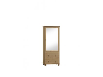 vitrina nizka 2 sufliky zrkadlo kn09