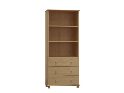 Knižnica so 3 šuflíkmi
