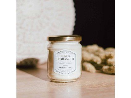 bougie parfume fleur doranger