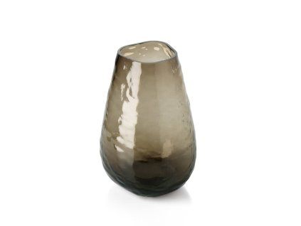 the organic shape vase brown m