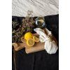 the linen napkin white