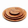 the teak root round plate l 2