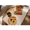 the teak root round plate l 5
