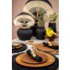 the teak root round plate l 6