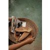 the teak root round plate l 8