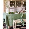 forest green linen napkin set of 2 table decor