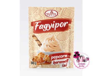 zmrzlinový prášok popkorn karamel, 80 g