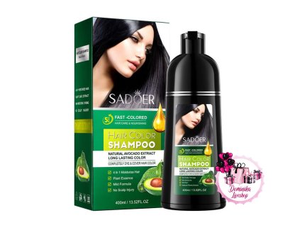 Sadoer šampón na čierne vlasy, 400 ml