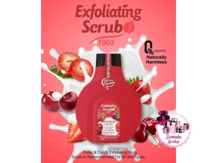 Peeling jahoda a višňa, 500 ml