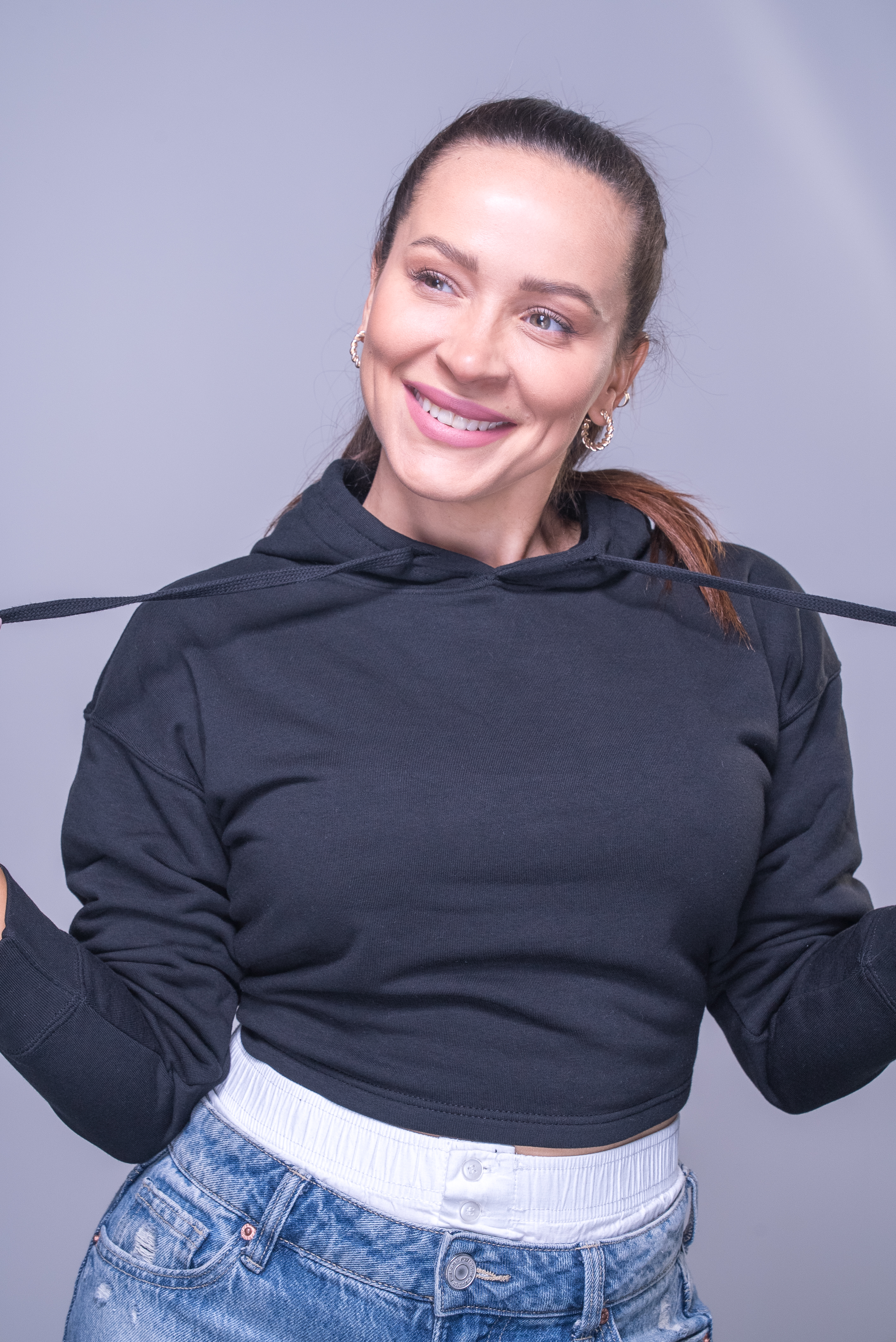 Mamacita cropped hoodie