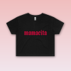 Dámsky crop top - Mamacita- Black