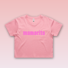 Dámsky crop top - Mamacita- Pink