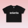 Dámsky crop top - Seňorita - Black