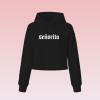 Mikina Crop - Seňorita - Black